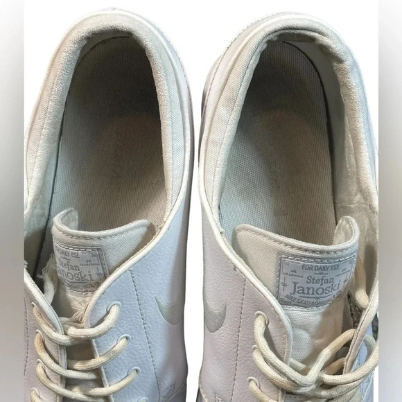 Nike SB Janoski RM White Canvas Skate Shoes Size 13 - Picture 3 of 11